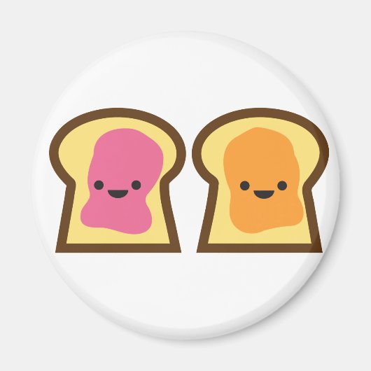 Peanut Butter Jelly Time! Magneet (Voorkant)