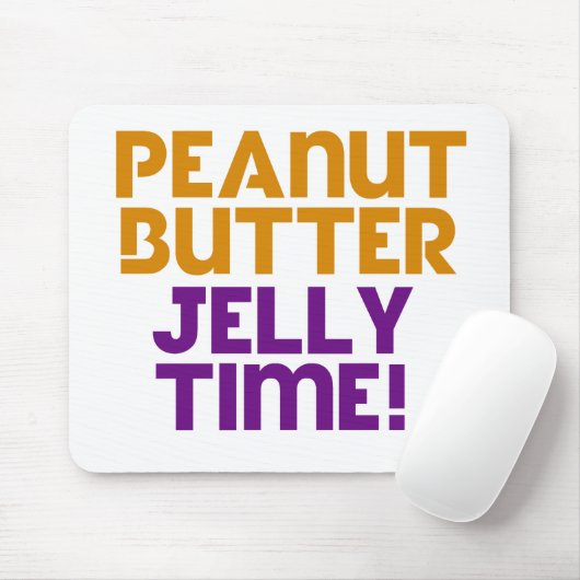 Peanut Butter Jelly Time Muismat (Met muis)