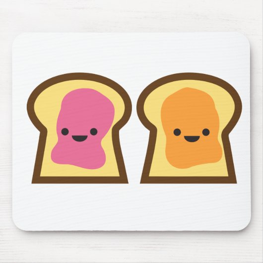 Peanut Butter Jelly Time! Muismat (Voorkant)