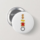 Peanut Butter Jelly Time Verticaal Ronde Button 5,7 Cm (Voorkant /achterkant)