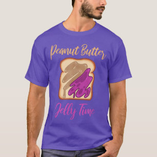 Peanut Butter Jelly Time Vibes Match Perfect T-Shi T-shirt