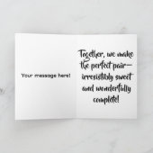 Peanut Butter & Jelly Valentijnsdag Card Kaart (Binnen)