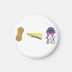 Peanut Butter Jellyfish Magnet