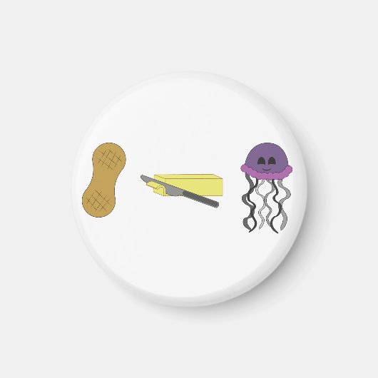Peanut Butter Jellyfish Magnet (Voorkant)