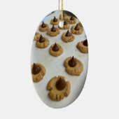 Peanut Butter Kiss Cookies Keramisch Ornament (Rechts)