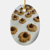 Peanut Butter Kiss Cookies Keramisch Ornament (Voorkant)