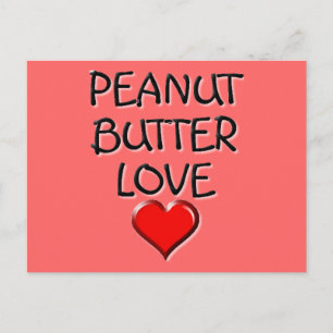 Peanut Butter Love Briefkaart