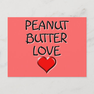 Peanut Butter Love Briefkaart