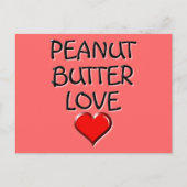 Peanut Butter Love Briefkaart (Voorkant)