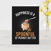 Peanut Butter Lover Gift grappig citaat Kaart (Gele Bloem)