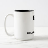 Peanut Butter Lover Tweekleurige Koffiemok (Links)