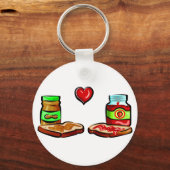 Peanut Butter Loves Jelly Sleutelhanger (Voorkant)