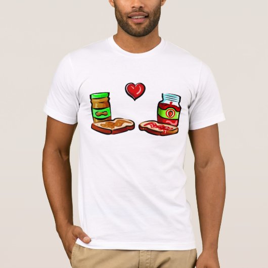 Peanut Butter Loves Jelly T-shirt (Voorkant)