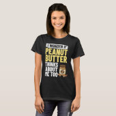 Peanut Butter Nut Peanut Recipes Biscuit T-shirt (Voorkant volledig)