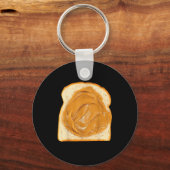 Peanut Butter On Bread Slice Costume Halloween Foo Sleutelhanger (Voorkant)