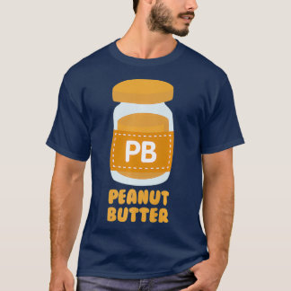 Peanut Butter PB J Jelly Twins Couples Best T-shirt