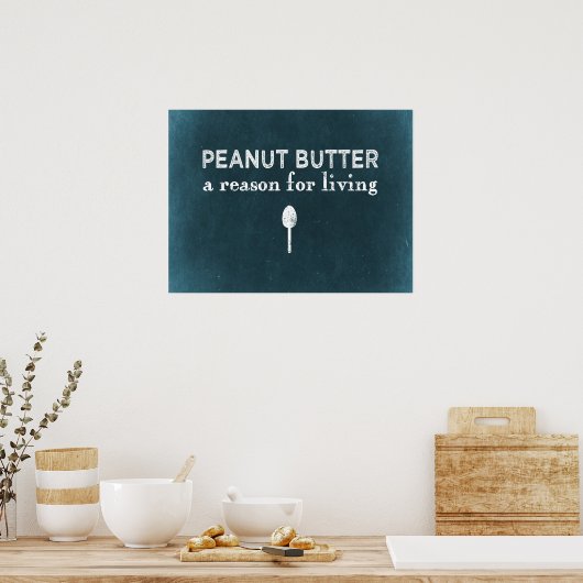 Peanut Butter Poster (Keuken)