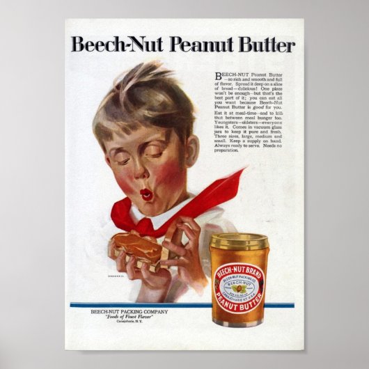 Peanut Butter Poster (Voorkant)