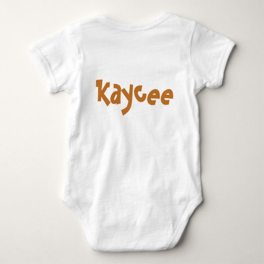 Peanut Butter Romper (Achterkant)