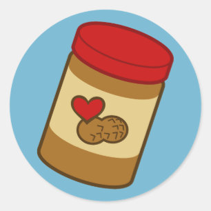 Peanut Butter Ronde Sticker