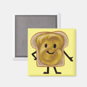 Peanut Butter Sandwich Buddy Magneet (Voorkant / Achterkant)