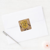 Peanut Butter Sandwich Buddy Vierkante Sticker (Envelop)