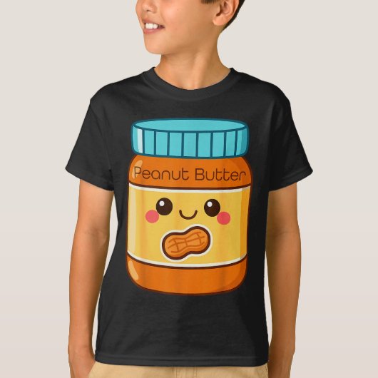 Peanut Butter Shirt Adult Men Women Kids Jelly Cos (Voorkant)