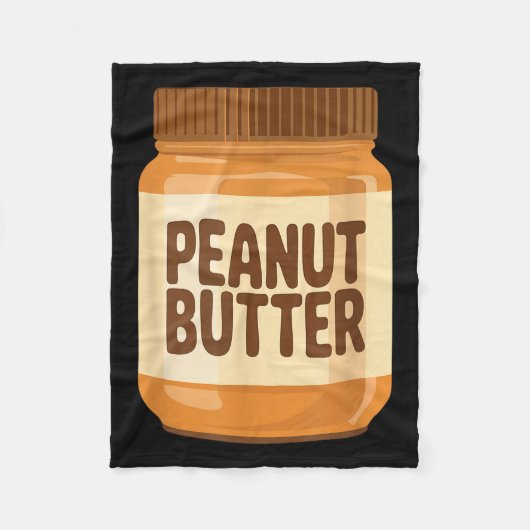 Peanut Butter Shirt Adult Men Women Kids Jelly Cos Fleece Deken (Voorkant)