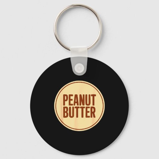 Peanut Butter Shirt Adult Men Women Kids Jelly Cos Sleutelhanger (Voorkant)