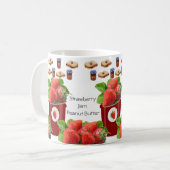 Peanut Butter Strawberry Jam Mok (Voorkant links)