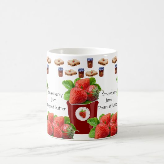 Peanut Butter Strawberry Jam Mok (Center)