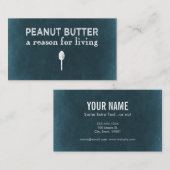 Peanut Butter Visitekaartje (Voorkant / Achterkant)