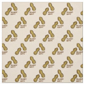 Peanut Envy Nutty Peanuts Nuts Food Fabric Stof (Swatch)