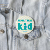 Peanut Free Superheld Boy Button (In situ)