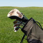 "Peanut" Golf Head-Hoesje Golfheadcover (Insitu)