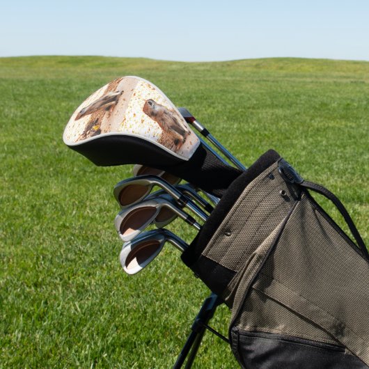 "Peanut" Golf Head-Hoesje Golfheadcover (Insitu)