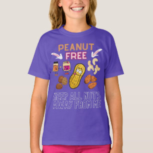 PEANUT GRATIS - Alle noten weg houden - Allergie T-shirt