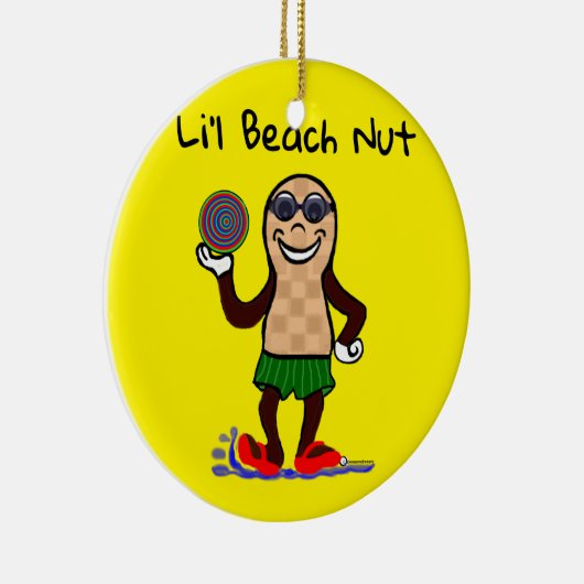 Peanut Little by Emmamm Afbeeldingen Keramisch Ornament (Rechts)