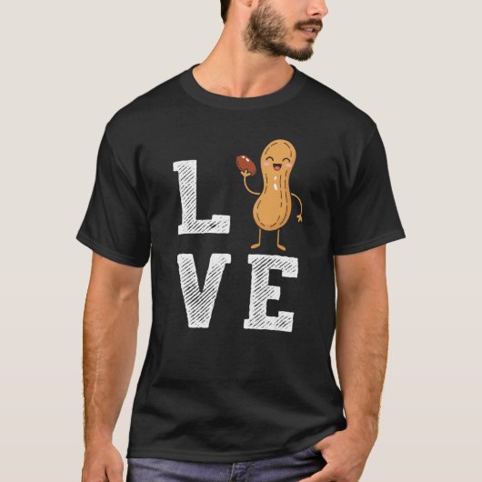 Peanut Love Peanut Lover Funny Peanut Cute Peanut T-shirt (Voorkant)