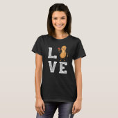 Peanut Love Peanut Lover Funny Peanut Cute Peanut T-shirt (Voorkant volledig)