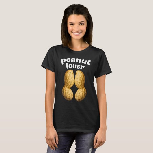 Peanut Matching Couple Love Nuts Valentijnse T-shirt (Voorkant volledig)