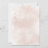 Peanut Olifant Meisje Groen Baby shower Kaart (Achterkant)