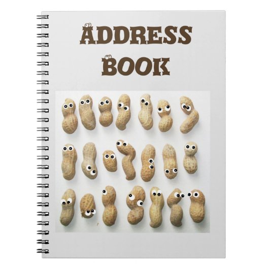 Peanut People Address Notitieboek (Voorkant)