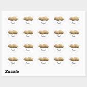 Peanut Ronde Sticker (Vel)