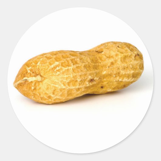 Peanut Ronde Sticker (Voorkant)