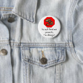 Peanut Stop! Ronde Button 5,7 Cm (In situ)