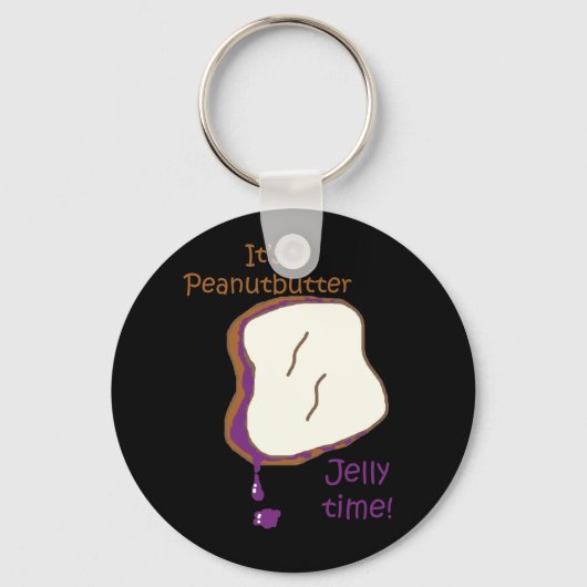 Peanutboter Jelly Sleutelhanger (Voorkant)