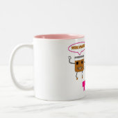 Peanutboterjelly TIME Tweekleurige Koffiemok (Links)