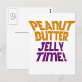 Peanutboterjeltijd Briefkaart (Voorkant / Achterkant)