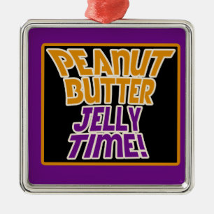 Peanutboterjeltijd Metalen Ornament